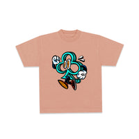 CLUBMAN LOGO  KIDS TEE (CORAL)