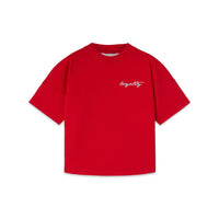 LOYALTY CLUB CLASSIC KIDS TEE (RED/SLV)