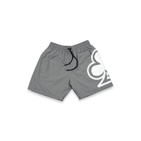 CLUB LOGO NYLON SHORTS (SMOKE GRAY)