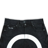 CLUB LOGO DENIM JEANS (BLACK)