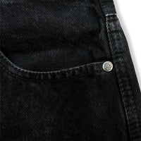 CLUB LOGO DENIM JEANS (BLACK)