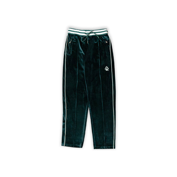 CLUB LOGO VELOUR PANTS (GREEN)