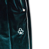 CLUB LOGO VELOUR PANTS (GREEN)