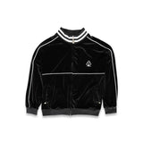CLUB LOGO VELOUR JACKET (BLACK)