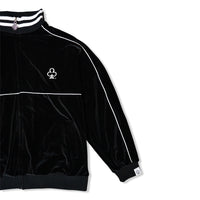 CLUB LOGO VELOUR JACKET (BLACK)