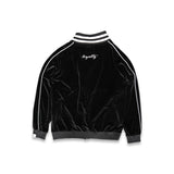 CLUB LOGO VELOUR JACKET (BLACK)
