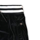 CLUB LOGO VELOUR PANTS (BLACK)