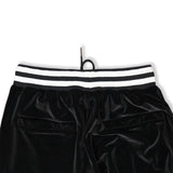 CLUB LOGO VELOUR PANTS (BLACK)