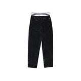 CLUB LOGO VELOUR PANTS (BLACK)