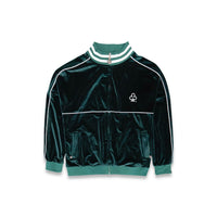 CLUB LOGO VELOUR JACKET (GREEN)