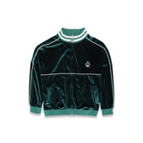 CLUB LOGO VELOUR JACKET (GREEN)