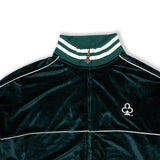 CLUB LOGO VELOUR JACKET (GREEN)