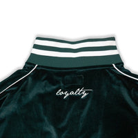 CLUB LOGO VELOUR JACKET (GREEN)