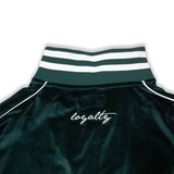 CLUB LOGO VELOUR JACKET (GREEN)