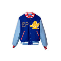 THE LOYALTY CLUB VARSITY JACKET (BLUE/RED/YELLOW)