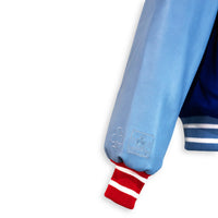 THE LOYALTY CLUB VARSITY JACKET (BLUE/RED/YELLOW)