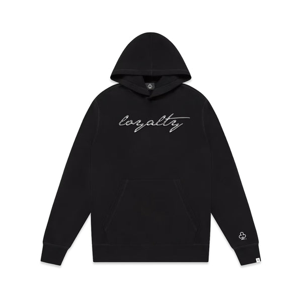 LOYALTY SCRIPT CHROME LOGO HOODIE