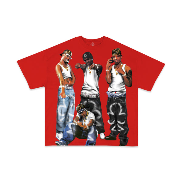 LOYALTY CLUB "HOT BOYS" TEE (RED)