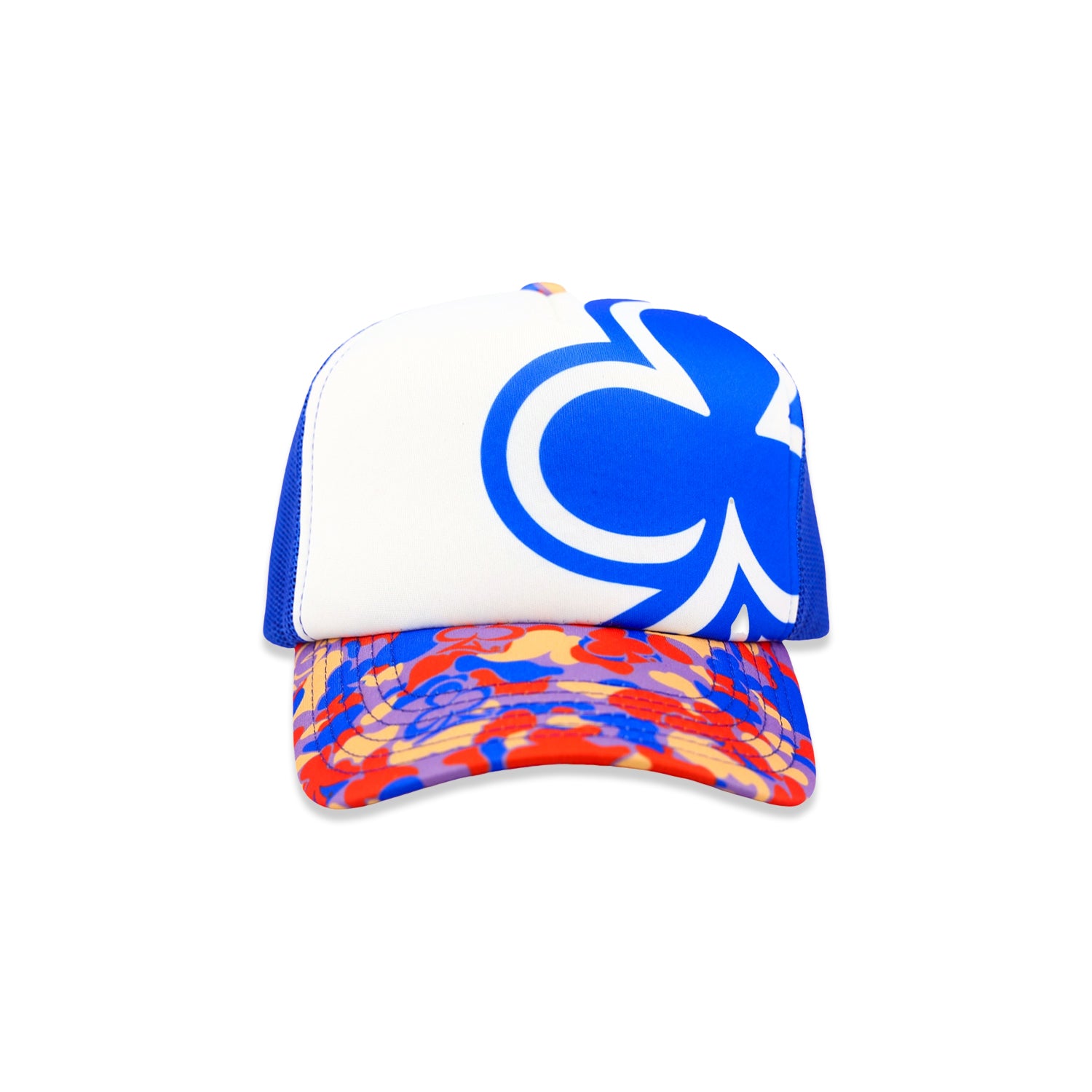 Cap Black Printed Big Flowers