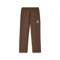 CLUB LOGO OPEN HEM SWEATPANTS (MOCHA)