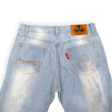 504 "EVERYDAY" LIGHT WASH DENIM JEANS