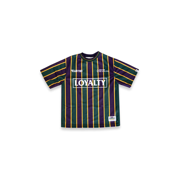 MARDI GRAS STRIPE SOCCER JERSEY (KIDS)