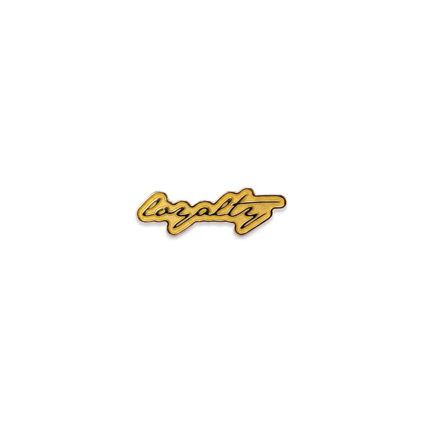 LOYALTY SCRIPT LOGO PIN
