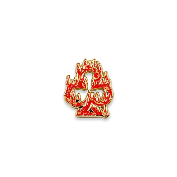 The Loyalty Club Flame logo pin