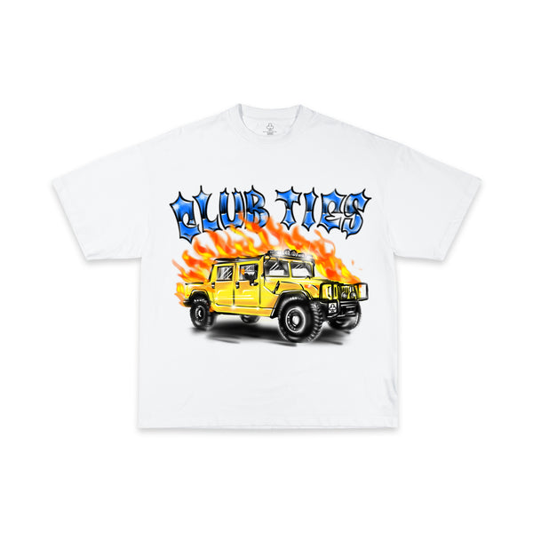 CLUB TIES HUMMER TEE (WHITE)