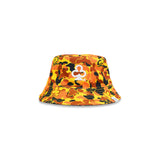 REVERSIBLE CAMO BUCKET HAT (ORANGE/OG CAMO)