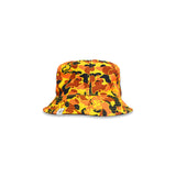 REVERSIBLE CAMO BUCKET HAT (ORANGE/OG CAMO)