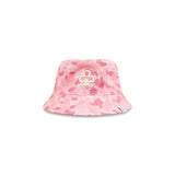 REVERSIBLE CAMO BUCKET HAT (PINK CAMO/TAN)