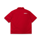 NYLON HALF ZIP SHIRT (RED)
