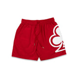 CLUB LOGO NYLON SHORTS (RED)