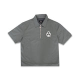 NYLON HALF ZIP SHIRT (GRAY)
