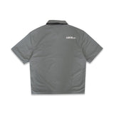 NYLON HALF ZIP SHIRT (GRAY)