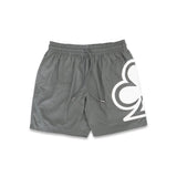 CLUB LOGO NYLON SHORTS (GRAY)
