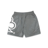 CLUB LOGO NYLON SHORTS (GRAY)