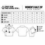 CLUB LOGO WOMEN'S HALF ZIP (BLUE)