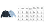 CLUB LOGO MONOGRAM DENIM JACKET (LIGHT WASH)