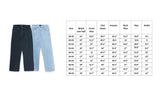 CLUB LOGO MONOGRAM DENIM JEANS (LIGHT WASH BLUE)