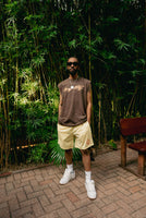 CLUB LOGO MESH SHORTS (YELLOW