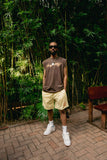 CLUB LOGO MESH SHORTS (YELLOW