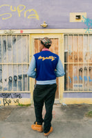 THE LOYALTY CLUB VARSITY JACKET (BLUE/RED/YELLOW)