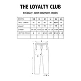 CLUB LOGO OPEN HEM SWEATPANTS (NAVY)