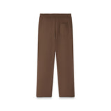 CLUB LOGO OPEN HEM SWEATPANTS (MOCHA)