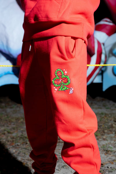 ♣️® LOGO UGLY SWEATPANTS (RED) – The Loyalty Club