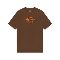 ♣️® LOGO FLAME TEE (BROWN)