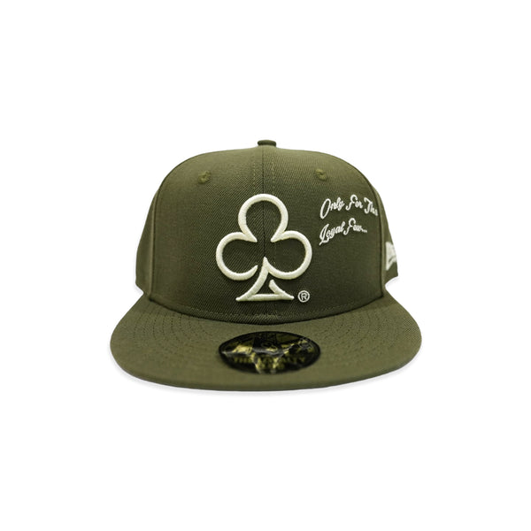 ♣️® LOGO FITTED (OLIVE GREEN)